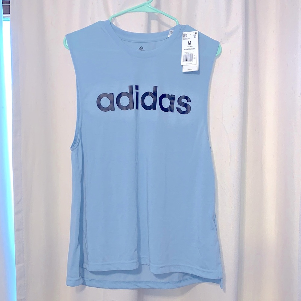 Light Blue Adidas tank top M